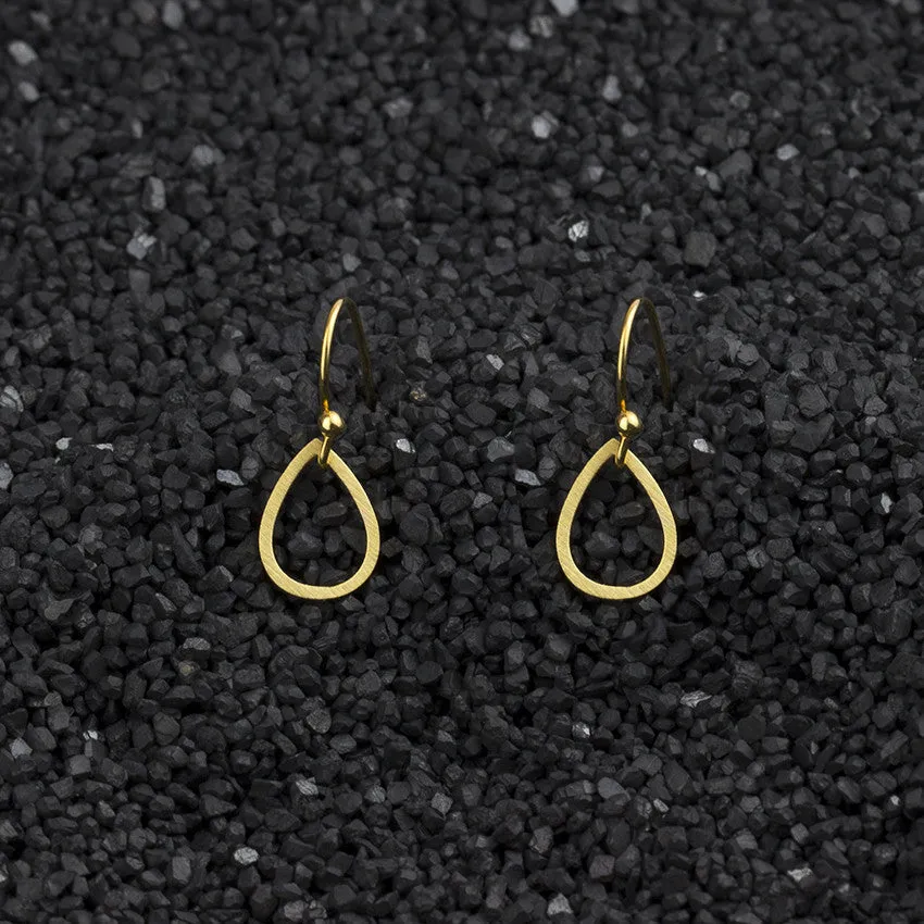 Waterdrop Raindrop Ear Wire Hooks Stud Earrings