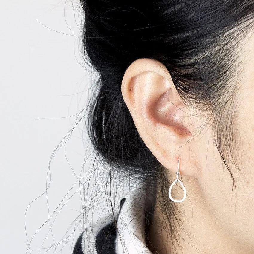 Waterdrop Raindrop Ear Wire Hooks Stud Earrings