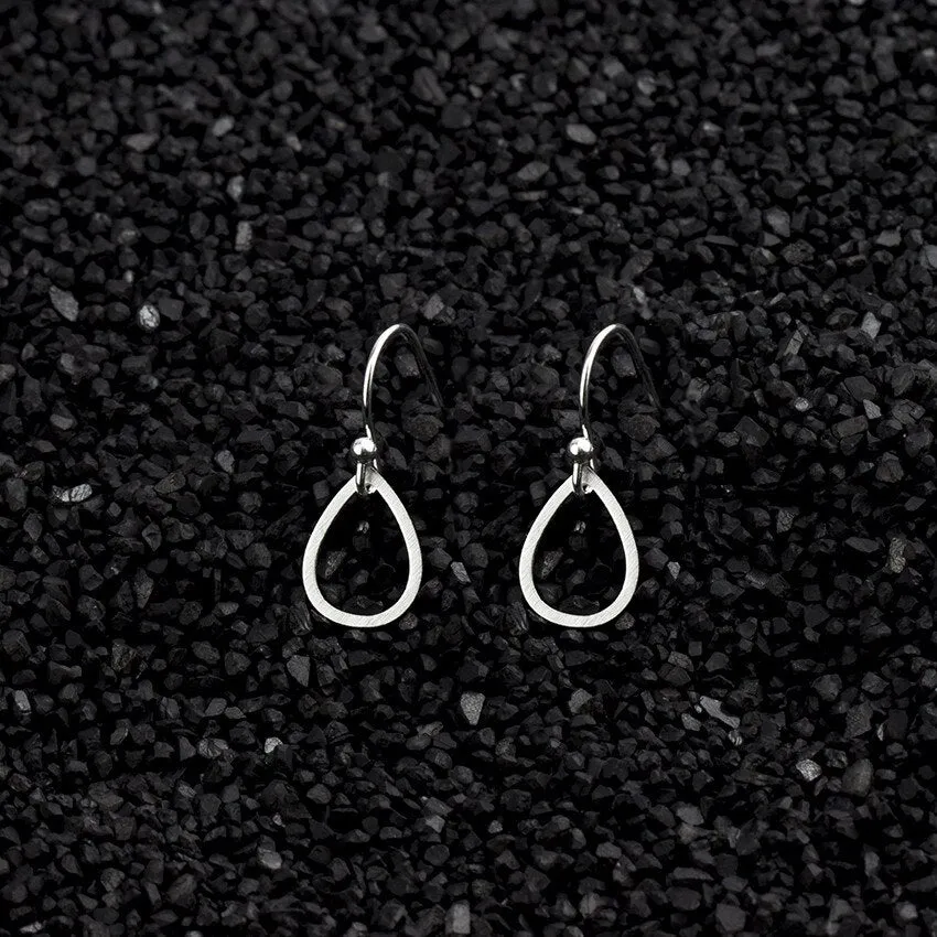 Waterdrop Raindrop Ear Wire Hooks Stud Earrings
