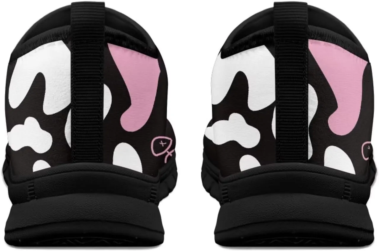 Women's Animal Print Slip On Shoes Low Cut Casual Shoes Comfortable Outdoor Sports Walking Running Flat Sneakers