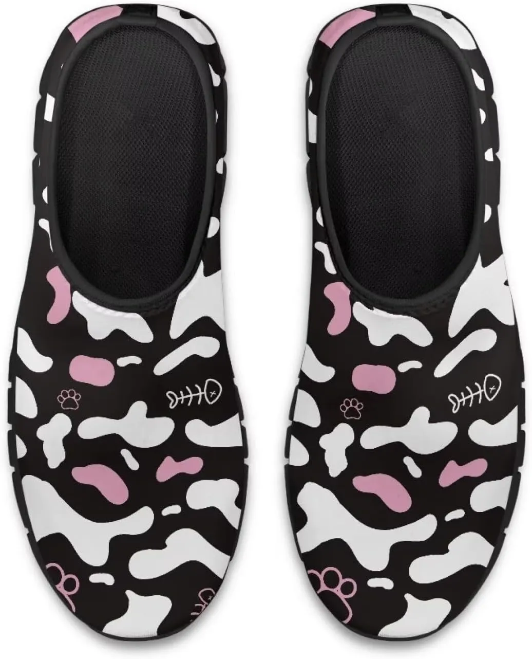 Women's Animal Print Slip On Shoes Low Cut Casual Shoes Comfortable Outdoor Sports Walking Running Flat Sneakers