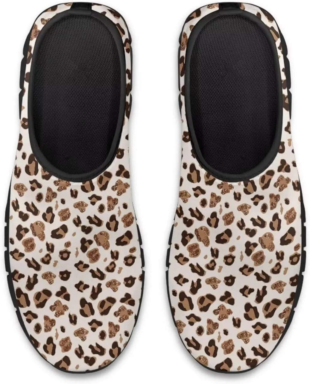 Women's Animal Print Slip On Shoes Low Cut Casual Shoes Comfortable Outdoor Sports Walking Running Flat Sneakers