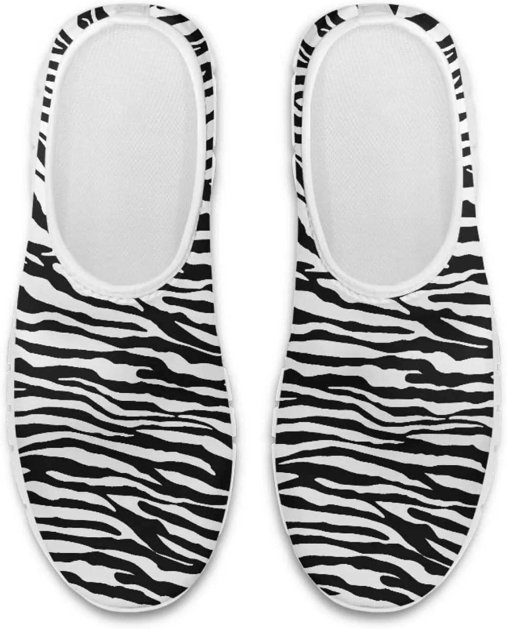 Women's Animal Print Slip On Shoes Low Cut Casual Walking Shoes Comfortable Outdoor Sports Running Flat Sneakers
