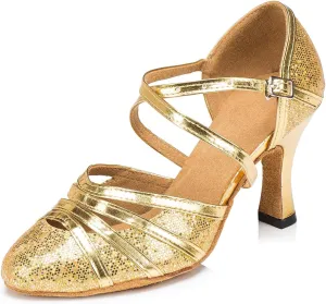 Women's Fashion Ballroom Latin Samba Party Wedding Performance Professional Dance Shoes