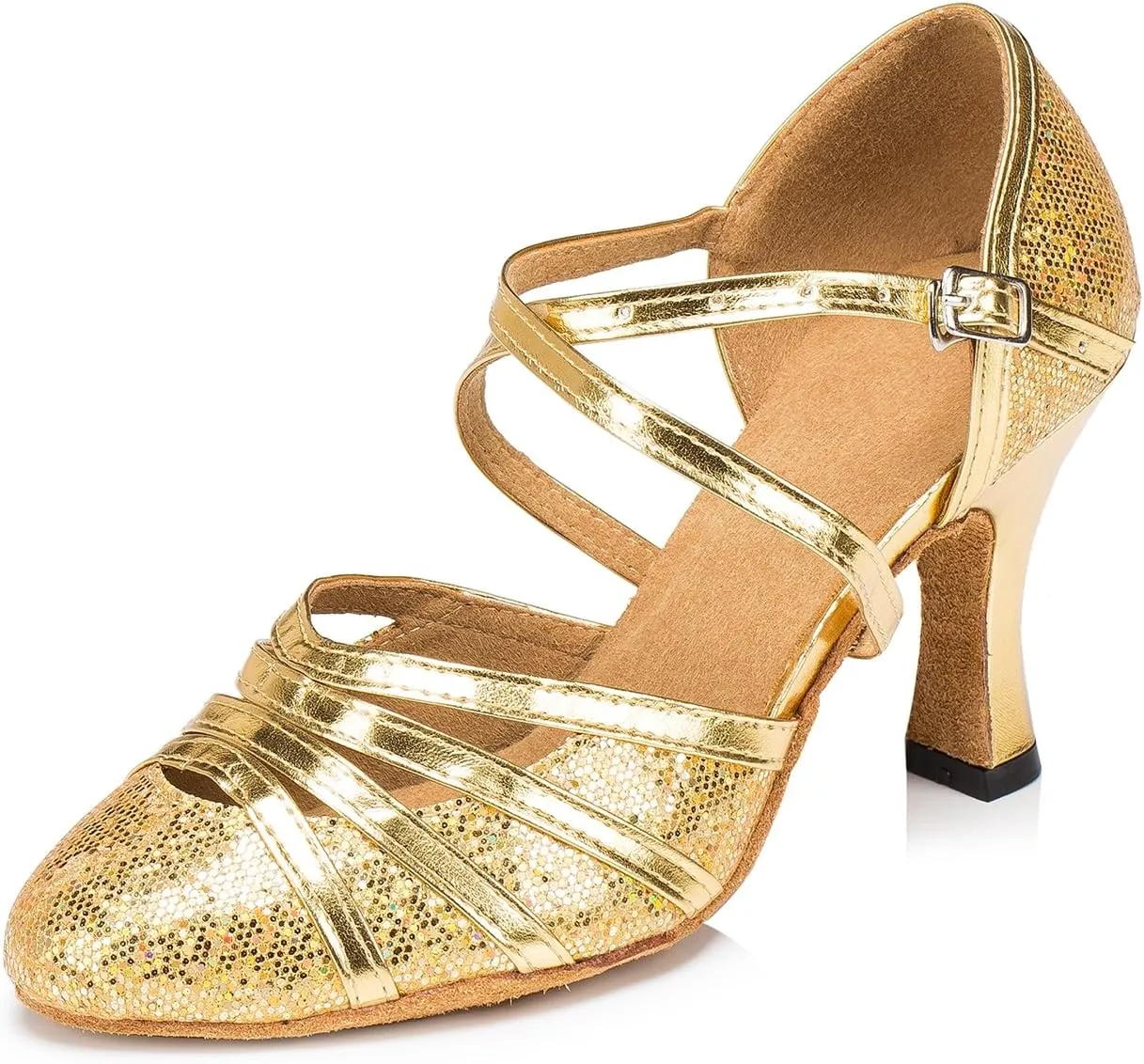 Women's Fashion Ballroom Latin Samba Party Wedding Performance Professional Dance Shoes