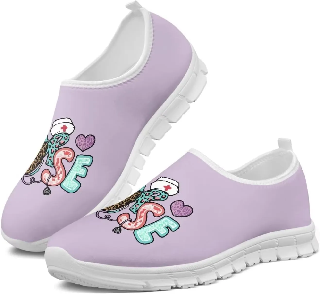 Womens Low Top Slip On Casual Walking Shoe Comfortable Soft-Soled Loafer Lightweight Outdoor Sports Running Sneaker