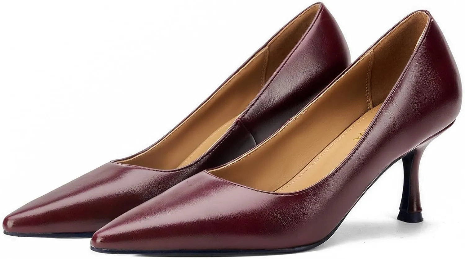 Women's Pointed Pumps Sexy Stiletto Heels Closed Pumps Comfortable Stylish Slip-On Dress Shoes for Party Wedding Proms Work Shoes