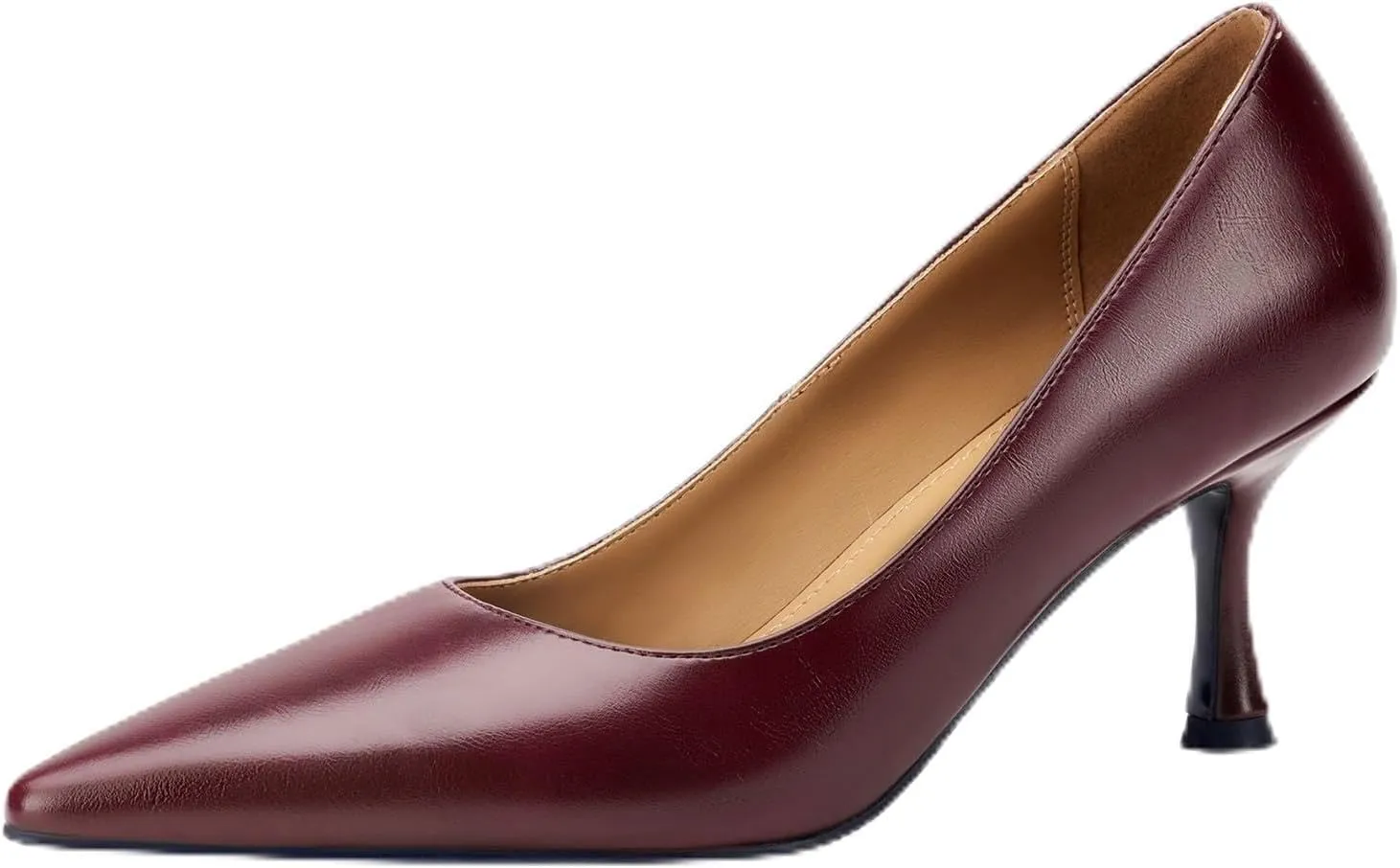 Women's Pointed Pumps Sexy Stiletto Heels Closed Pumps Comfortable Stylish Slip-On Dress Shoes for Party Wedding Proms Work Shoes